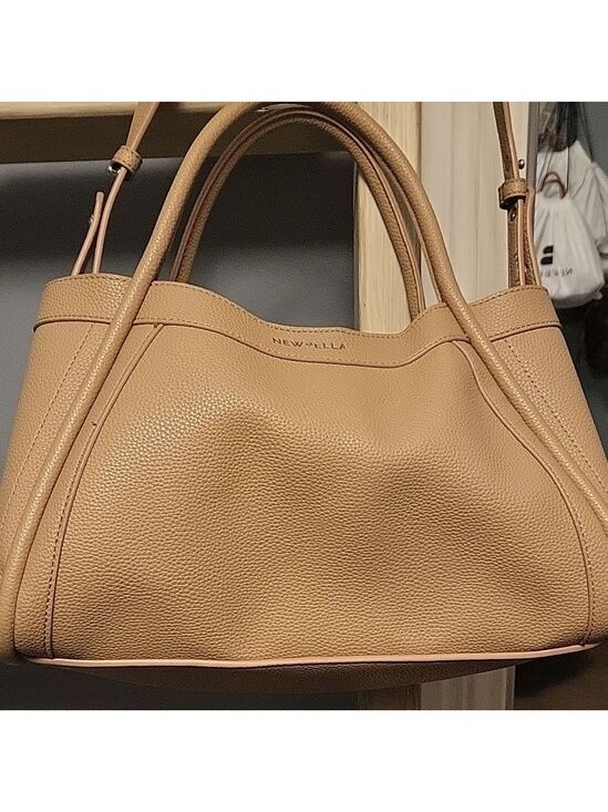 Newbella Handbags - Tan Leather Handbag